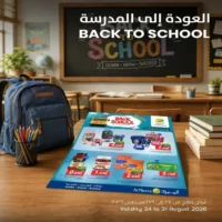 عروض الميرة ماركت على لوازم الدراسة المتنوعة من 24 حتى 31 اغسطس